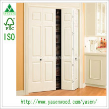 Double Swing White Front Main Entrance Wooden Door